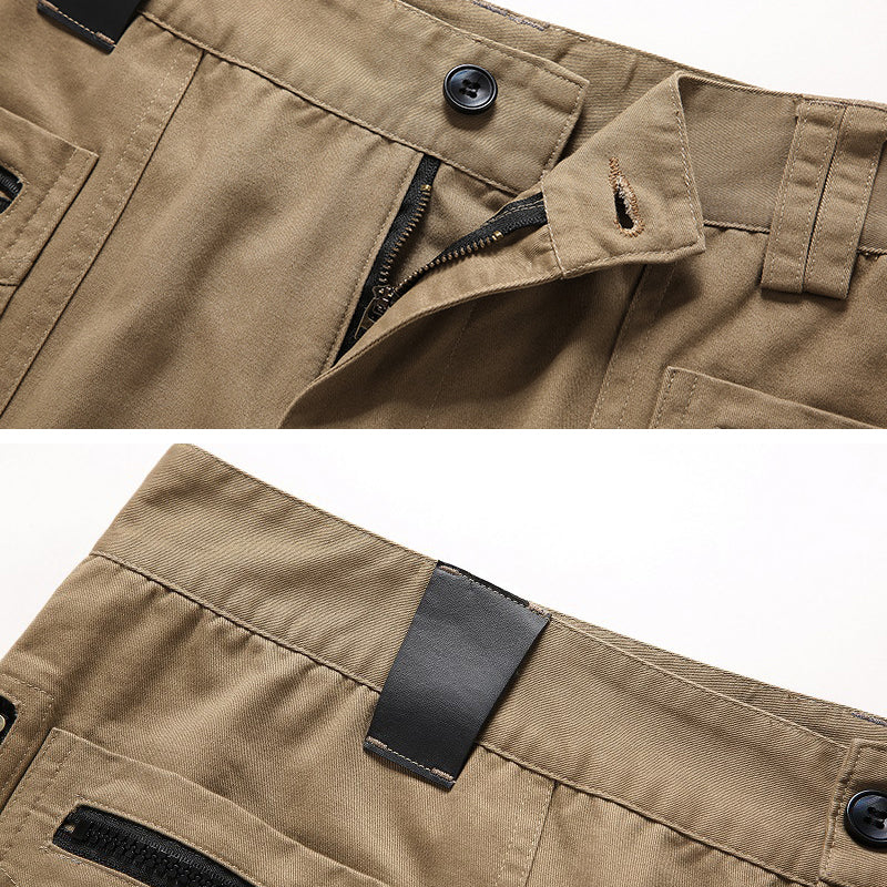 Casual Loose Multi-pocket Cotton Men's Cargo Pants