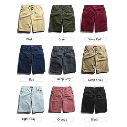 Casual Loose Outdoor Multi-pocket Men's Shorts - KINGEOUS