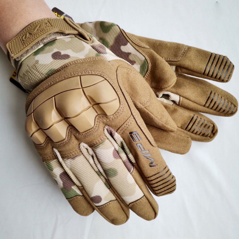 Tactical Hunting Full Finger Soft Shell Cut Resistant Men's Gloves