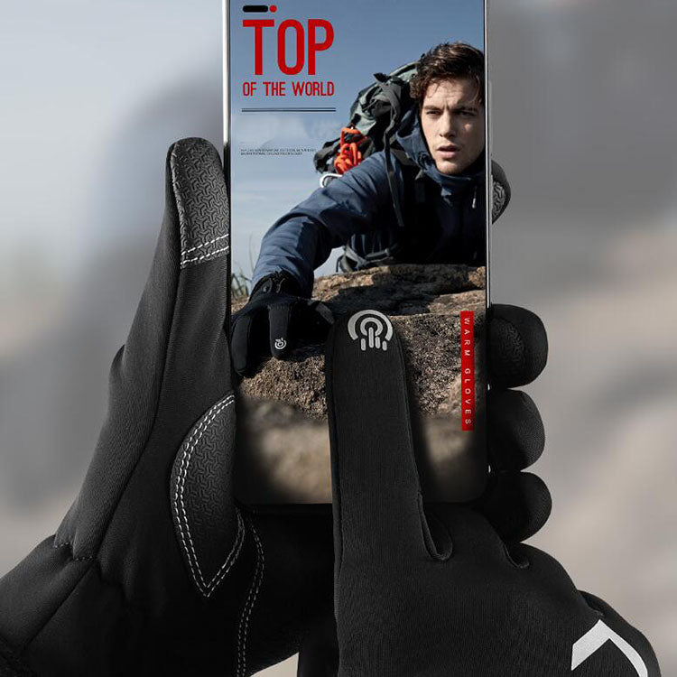 Winter Waterproof Non-slip Reflective Strip Men Gloves
