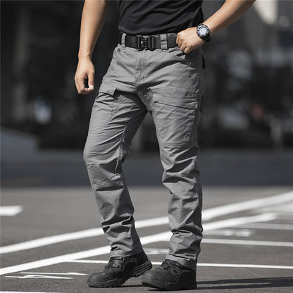 Calça masculina de cor sólida ao ar livre