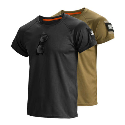 T-shirt masculin à manches courtes à manches courtes et à séchage à manches courtes