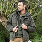 Three-in-one Windbreaker Thickened Removable Liner Cotton-padded Men Jacket
