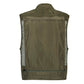 Breathable Mesh Outdoor Zipper Men's Functional Vest