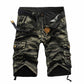 Cool Camouflage Summer Cotton Men Cargo Shorts - KINGEOUS