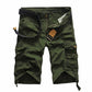 Cool Camouflage Summer Cotton Men Cargo Shorts - KINGEOUS