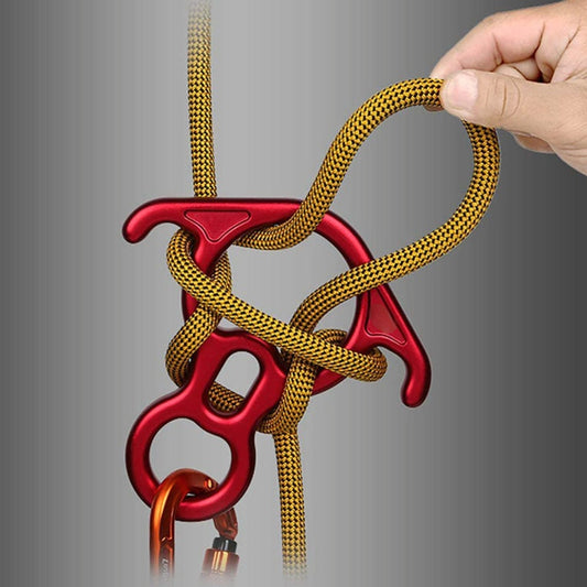 30KN Rescue 8 Descender and Belay Device Climbing for Rock Climbing Peak Rescue