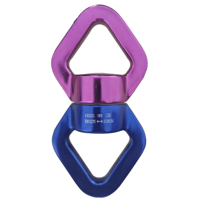 Outdoor Rock Climbing Self-rotating Twist Lock, and Heavy Duty Connector Universal Rotating Ring