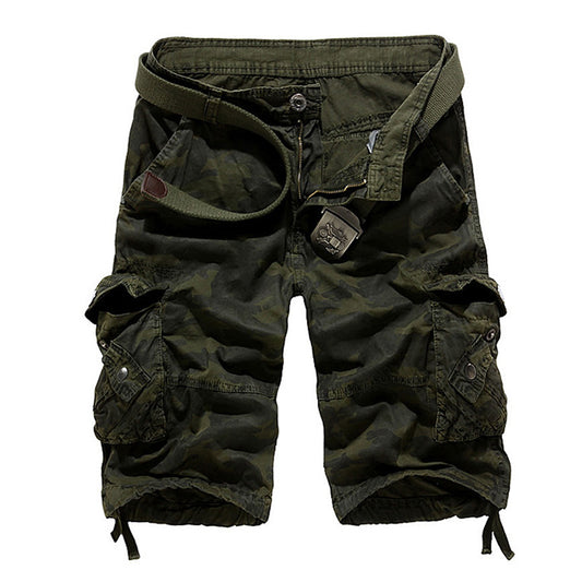 Leisure Camo Multi-Pocket Men's Shorts