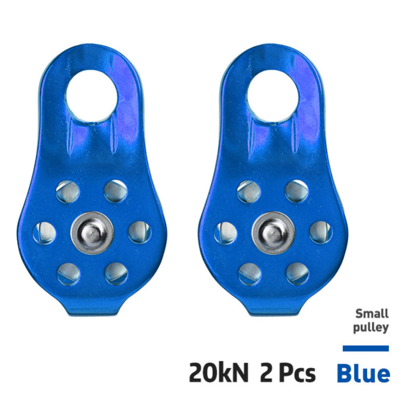 Rock Climbing Pulley Fixed Sideplate Single Sheave Pulley Outdoor Survival Tool