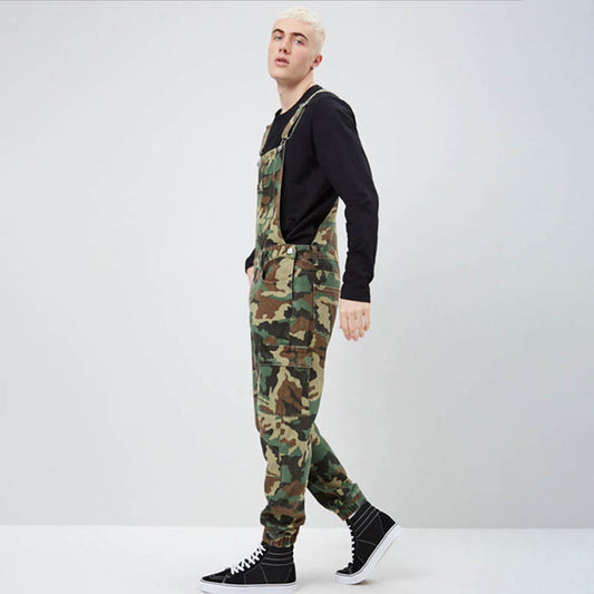 Casual Men's Camouflage Overalls Pants