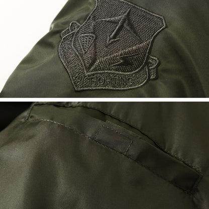 Aviador de la Fuerza Aérea Aviador de collar casual Lapa de algodón extraíble de algodón para hombres