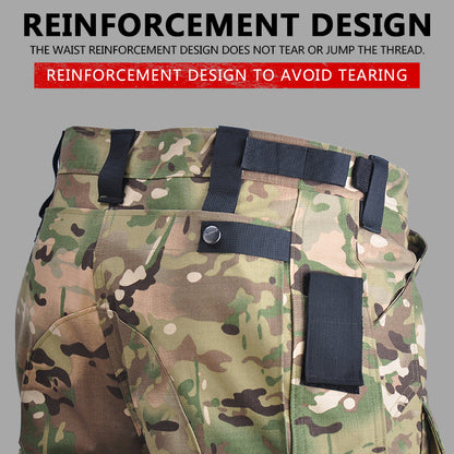 Outdoor Combat Hooded Suits Uniform Pants with Pads