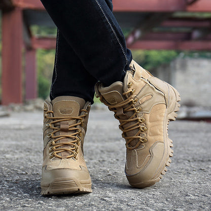 أحذية تكتيكية عسكرية للكاحل للسلامة القتالية للكاحل للرجال