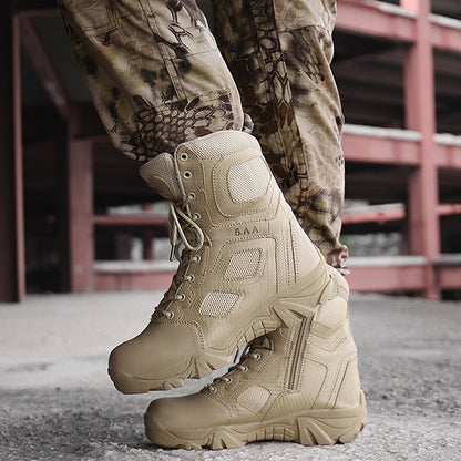 Militärkämpfe Sicherheits -Knöchel -Männer -Taktikstiefel