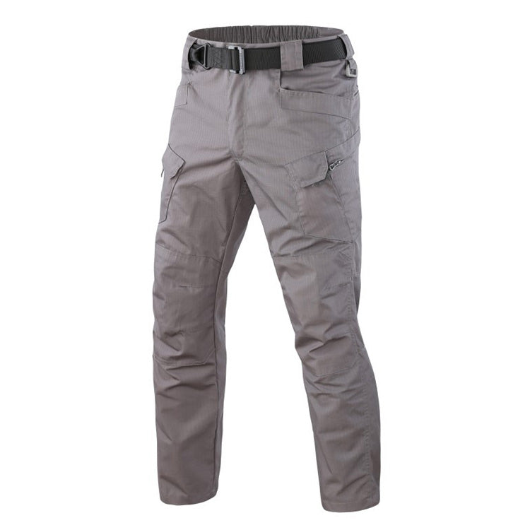 Outdoor  Plaid Anti-tear Multi-pocket Men's Pants