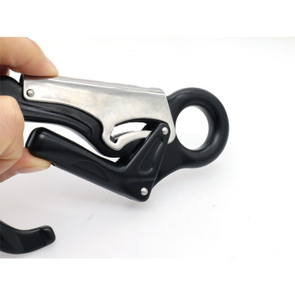 الطيران الألومنيوم مقاطع تسلق الجبال تويست قفل في الهواء الطلق الظهر تسلق هوك مشبك السلامة