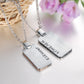 Cool Forever The One You Love Stainless Steel Couple Necklaces - KINGEOUS
