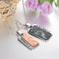 Cool Forever The One You Love Stainless Steel Couple Necklaces - KINGEOUS