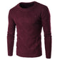 Solid Color Thickened Warm Knitting Men's Sweater