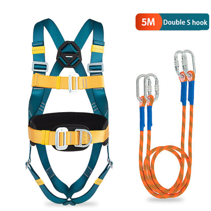 Outdoor Safety Harness High-altitude Operation Anti-fall Rock Climbing Gear