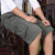 Casual Plus Pocket Embroidery Elastic Waist Men's Shorts - KINGEOUS