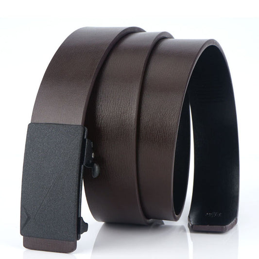 Men's Leather  Belts, Automatic Male Belts Leather Belts 130CM