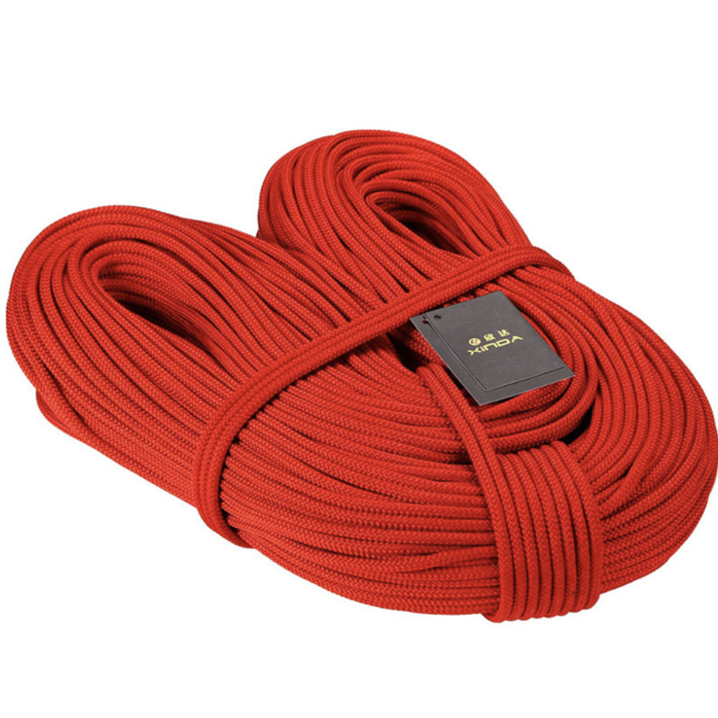 Outdoor 8mm Static Rope Rescue Rope Mountaineering Safety Rope Downhill