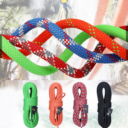 Camping Rock Climbing Rope  Static Rope 21kN High Strength Safety Rope