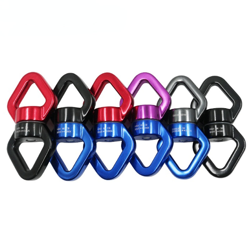 Outdoor Rock Climbing Self-rotating Twist Lock, and Heavy Duty Connector Universal Rotating Ring