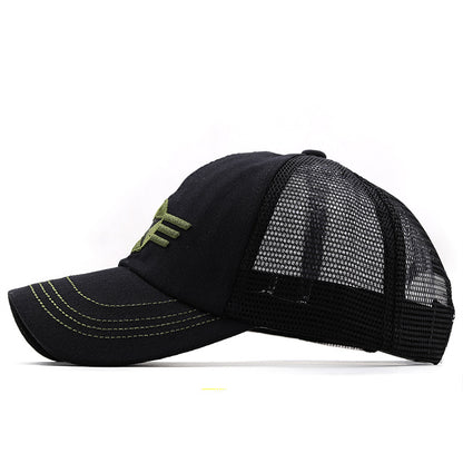 في الهواء الطلق شبكة قبعة مروحة الجيش تسلق الجبال