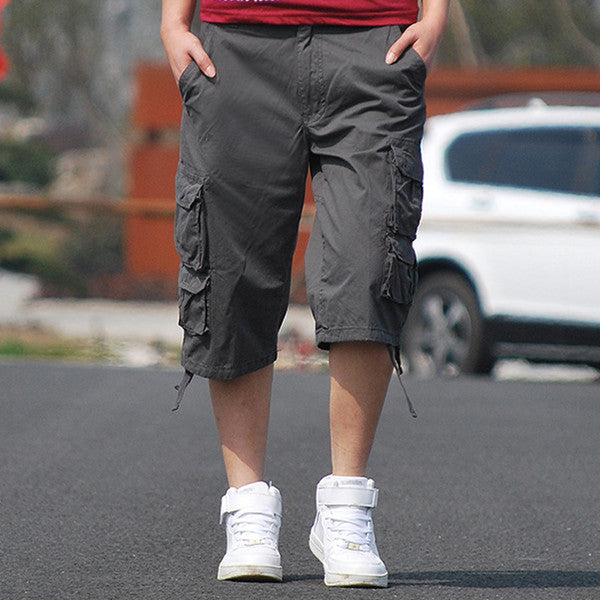 Large Size Multi-Pocket Outdoor Men's Shorts