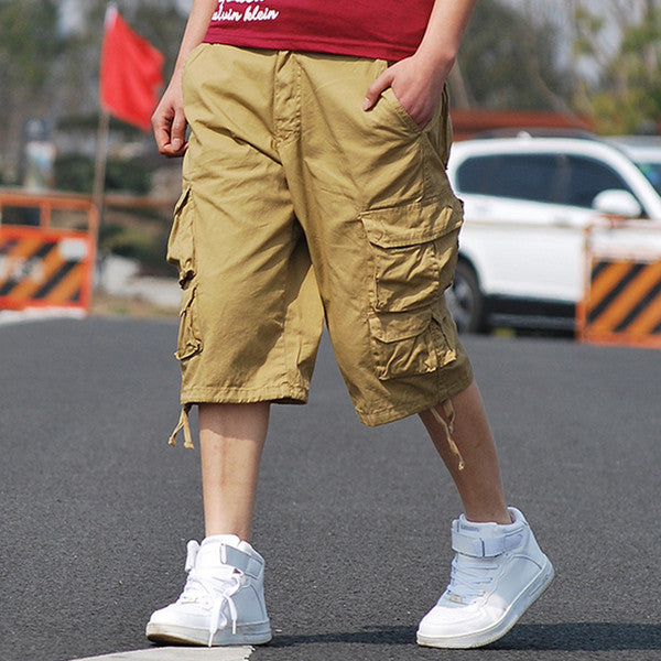 Large Size Multi-Pocket Outdoor Men's Shorts