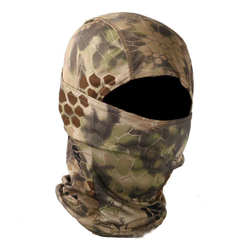 Outdoor Sun Protection Python Pattern  Face Cover