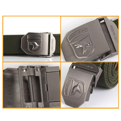 Add Thicken Canvas Belt for Men - KINGEOUS