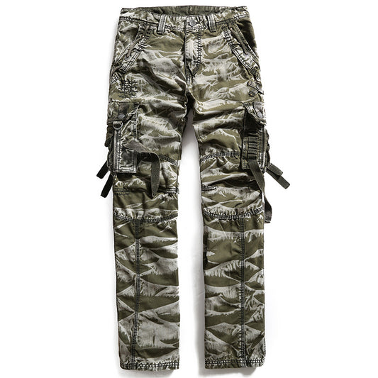 Fashion Casual  Pocket Cotton Men's Cargo Pants - KINGEOUS