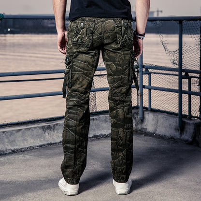 Fashion Casual  Pocket Cotton Men's Cargo Pants - KINGEOUS