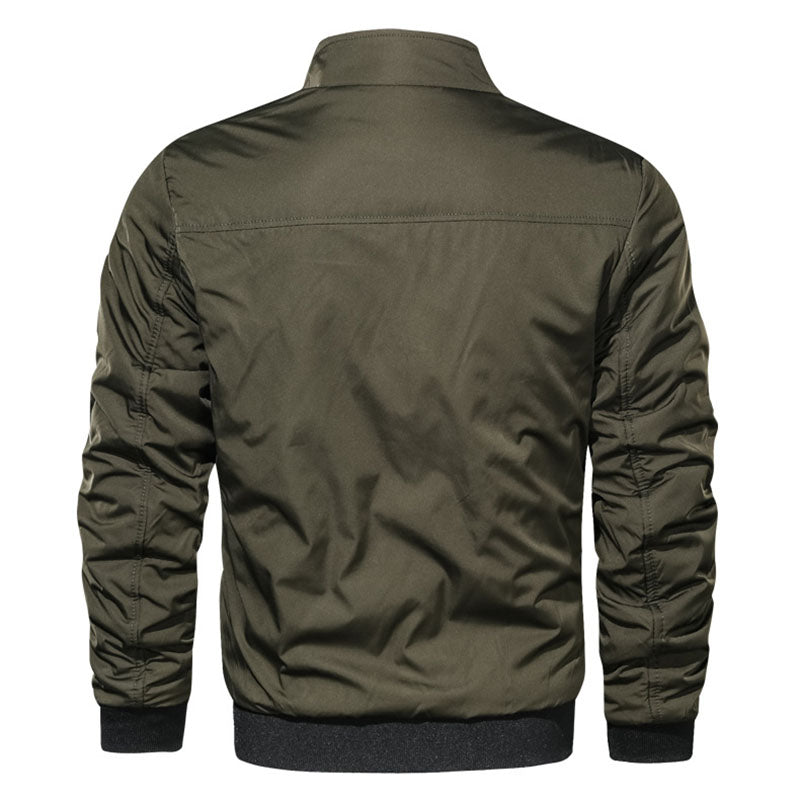 Positive And Negative double-sided wearing Men's Bomber Jacket