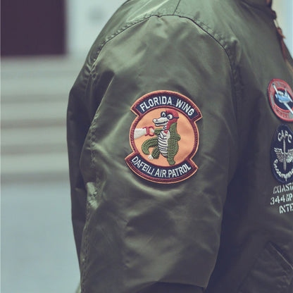 Air Force Distrange Bordado Bordeiro Menina Bomber