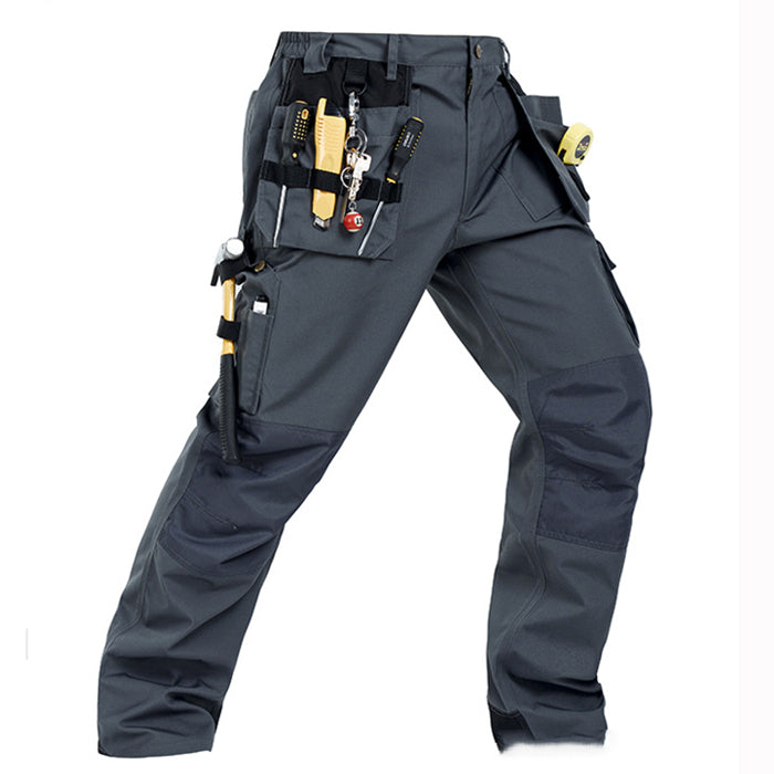 Loose Multi-pocket Wear-resistant Men's Machine Repair Pants