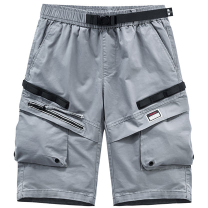 Men's Sports Casual Thin Large Pocket Cotton Shorts