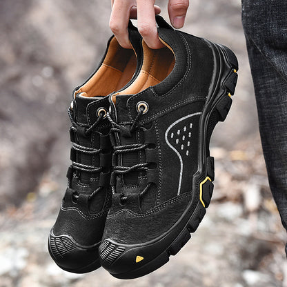 Cowhide Breathable Wear-resistant Men's Outdoor Shoes