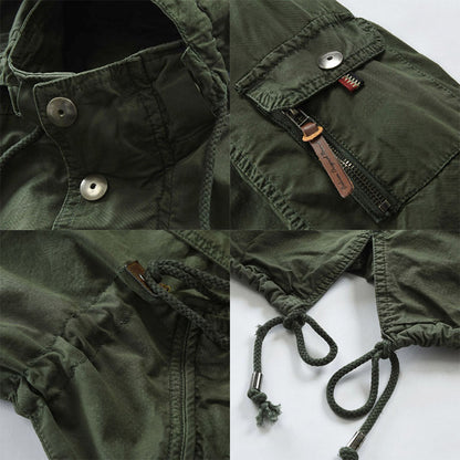 الترفيه القطن سترة طويلة مقنعين سترة واقية للرجال