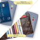 Casual Anti-theft Brush RFID Leather Double Zipper Men's Wallet