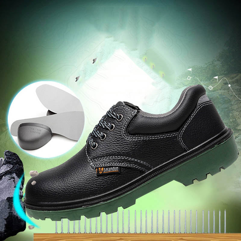 Anti-smashing Piercing Acid-resistant and Alkali-resistant Injection Mold Solid Safety Shoes - KINGEOUS