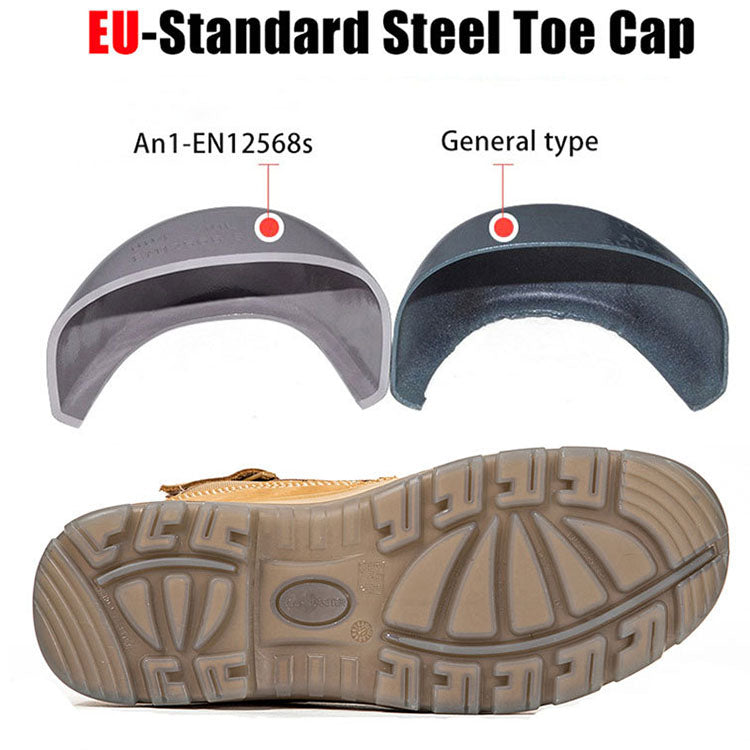 Outdoor Puncture Resistant Men's Safety Shoes