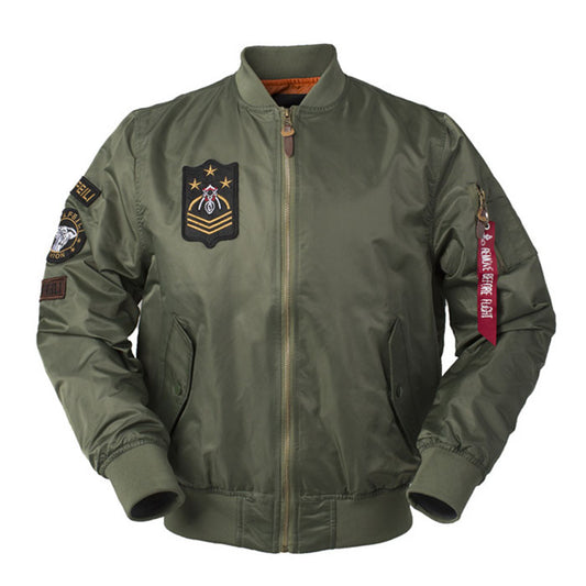 Fashion Airborne Division Badge Loose Men Jacket