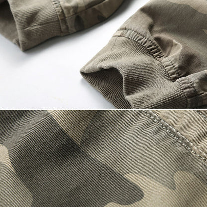 Outdoor -Baumwollhosen loser Taschenhose im Freien