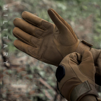 Protección de concha suave Guantes tácticos de los dedos resistentes al desgaste