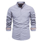 Business Fashion Solid Color Lapel Men Shirt